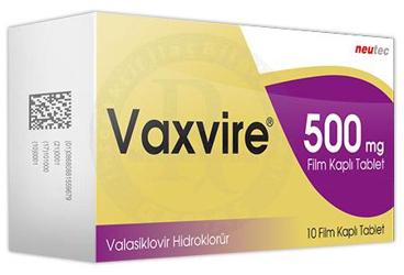 VAXVIRE 500 MG 10 FILM KAPLI TABLET