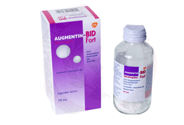 AUGMENTIN 400 MG+57 MG/5 ML ORAL
SUSPANSIYON HAZIRLAMAK ICIN KURU TOZ 70 ML