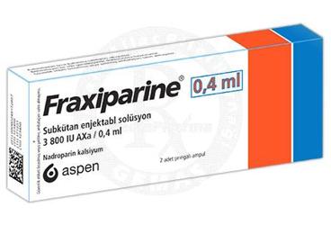 FRAXIPARINE 3800 IU/0.4 ML 2  ENJEKTOR