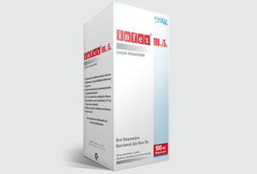 INFEX 100 MG/5 ML ORAL SUSPANSIYON HAZIRLAMAK ICIN KURU TOZ 100 ML