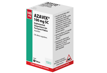AZAVIX 100 MG SC ENJEKSIYONLUK SUSPANSIYON ICIN TOZ ICEREN 1 FLAKON