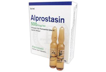 ALPROSTADIL 500 MCG/ML INF. ICIN KONSANTRE COZ. ICEREN 1 MLx5 AMPUL