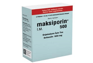 MAKSIPORIN 500 MG IM ENJ. TOZ ICEREN 1 FLAKON