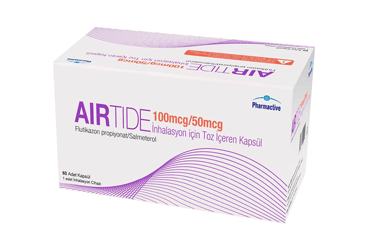 AIRTIDE 100 MCG/50 MCG INHALASYON ICIN TOZ ICEREN KAPSUL