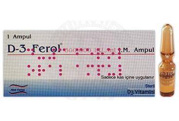 D-3 FEROL IM/ORAL AMPUL