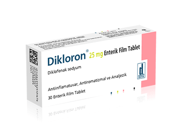 DIKLORON 25 MG 30 ENTERIK FILM TABLET