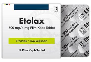 ETOLAX 500 MG/4 MG FILM KAPLI TABLET