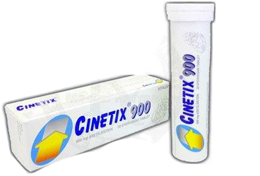CINETIX 900 MG EFERVESAN TABLET (20 EFERVESAN TABLET)