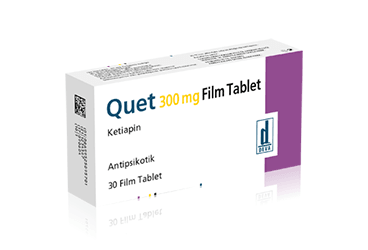 QUET 300 MG 30 FILM TABLET