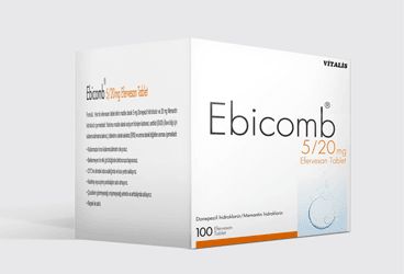 EBICOMB 5 MG / 20 MG 100 EFERVESAN TABLET