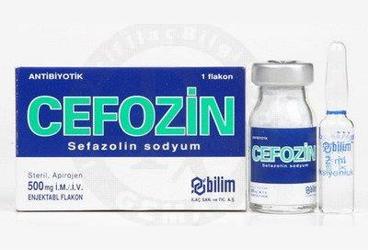 CEFOZIN IM-IV    500 MG 1 ENJEKTABL FLAKON