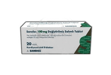 SANELOC 100 MG 20 DEGISTIRILMIS SALINIMLI TABLET