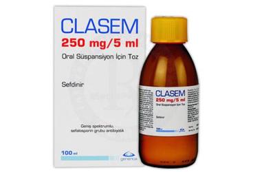 SEFPEN 250 MG/5ML 100 ML ORAL SUSPANSIYON ICIN TOZ