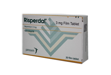 RISPERDAL 3 MG 20 FILM TABLET