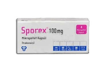 SPOREX 100 MG 4 MIKROPELLET KAPSUL