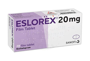 ESLOREX 20 MG 28 FILM TABLET