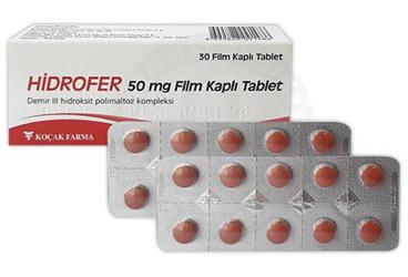 HIDROFER 50 MG FILM KAPLI TABLET (30 TABLET)