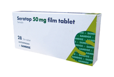 SEROTOP 50 MG 28 FILM TABLET