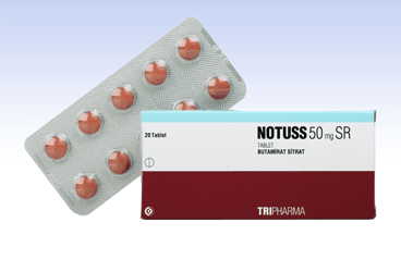 NOTUSS 50 MG SR 20 TABLET