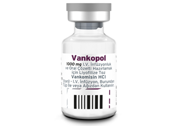 VANKOPOL 1000 MG IV INFUZYONLUK VE ORAL COZELTI HAZIRLAMAK ICIN LIYOFILIZE TOZ, 1 FLAKON