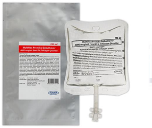 MULTIFLEX PREMIKS DOBUTHAVER 4000 MCG/ML STERIL IV INFUZYON COZELTISI (250ML,1 TORBA)