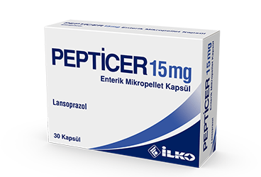 PEPTICER 15 MG 30 ENTERIK MIKROPELLET KAPSUL
