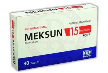 MEKSUN 15 MG 30 FORT TABLET