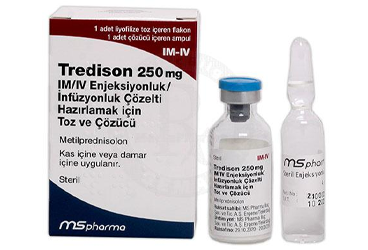 TREDISON 250 MG IM/IV ENJEKSIYONLUK/INFUZYONLUK COZELTI HAZIRLAMAK ICIN TOZVE COZUCU (1 FLAKON + 1 COZUCU AMPUL)