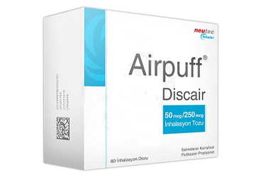 AIRPUFF DISCAIR 50MCG/250 MCG INHALASYON TOZU (60 DOZ)