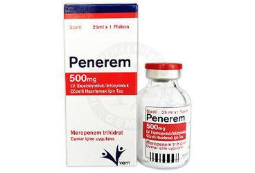 PENEREM 500 MG I.V. ENJEKSIYONLUK/ INFUZYONLUK COZELTI HAZIRLAMAK ICIN TOZ