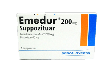 EMEDUR 200 + 40 MG 5 SUPOZITUAR