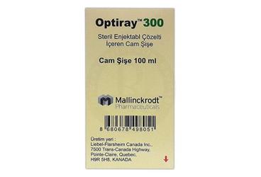 OPTIRAY 300 STERIL APIROJEN (636MG/ML) 100ML ENJ. INF.SOL. CAM SISE