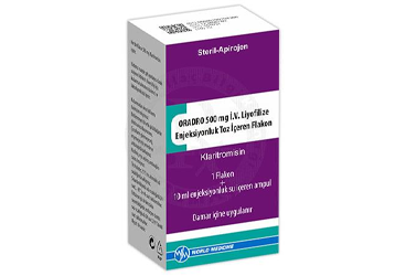 ORADRO 500 MG IV LIYOFILIZE ENJ. TOZ ICEREN 1  FLAKON