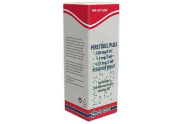 PIRETIKOL PLUS 160 MG/5 ML+1 MG/5 ML+2,5 MG/5 ML PEDIATRIK SURUP (100 ML-1 SISE)