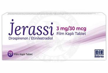 JERASSI 3 MG / 30 MCG FILM KAPLI TABLET (21 TABLET)