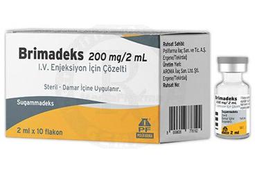 BRIMADEKS 200 MG/2ML IV ENJEKSIYONLUK COZELTI