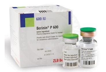 BERININ-P 600 IU IV ENJ/INF ICIN LIYOFILIZE TOZ ICEREN 1 FLAKON