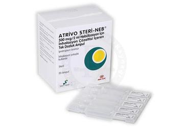 ATRIVO STERI-NEB 500 MCG/2 ML NEBULIZASYON ICIN INHALASYON COZELTISI ICEREN TEK DOZLUK AMPUL