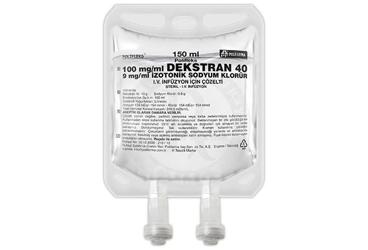 POLIFLEKS DEKSTRAN 40 IZOTONIK SODYUM KLORUR SOLUSYON 150 ML SETSIZ(PVC)