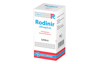 RODINIR 250 MG/5 ML ORAL SUSPANSIYON HAZIRLAMAK ICIN KURU TOZ, 100 ML