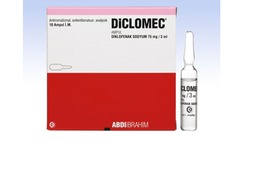 DICLOMEC 75 MG / 3 ML IM ENJEKSIYONLUK COZELTI ICEREN 4 AMPUL