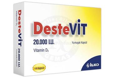 DESTEVIT 20.000 I.U. YUMUSAK KAPSUL (14 KAPSUL)