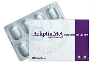 ARLIPTIN MET 50 MG/850 MG FILM KAPLI TABLET (56 TABLET)