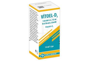 VITOEL-D3 150.000 I.U/10 ML ORAL DAMLA, COZELTI