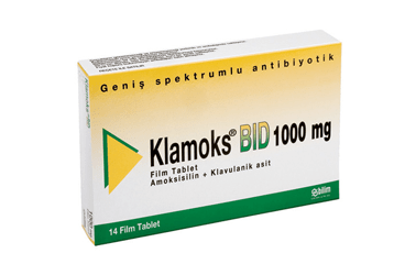 KLAMOKS BID 1000 MG 14 FILM TABLET