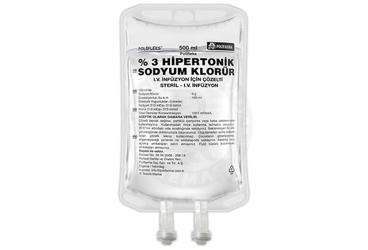 POLIFLEKS % 3 SODYUM KLORUR SOL. 500 ML(PVC TORBA) SETSIZ