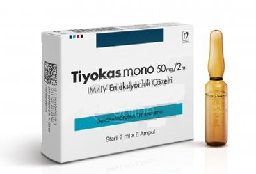 TIYOKAS MONO  50MG / 2ML IM / IV ENJEKSIYONLUK COZELTI (6 AMPUL)