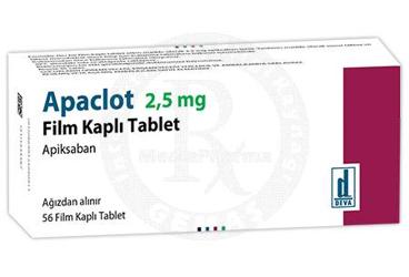 APACLOT 2,5 MG FILM KAPLI TABLET (56 FILM KAPLI TABLET)