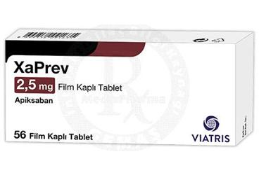 XAPREV 2,5 MG FILM KAPLI TABLET (56 TABLET)