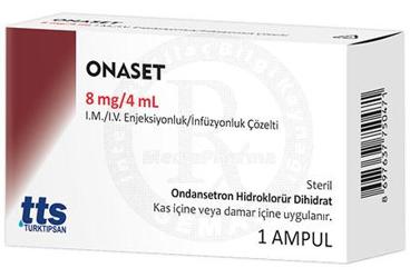 ONASET 8 MG/4 ML I.M./I.V.ENJEKSIYONLUK/INFUZYONLUK COZELTI (1 AMPUL)